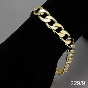 14K Gold Curb Bracelet