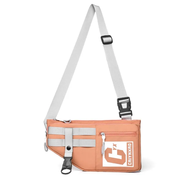 2502 Multi-pocket Large-capacity Sports Single-shoulder Bags(Orange)