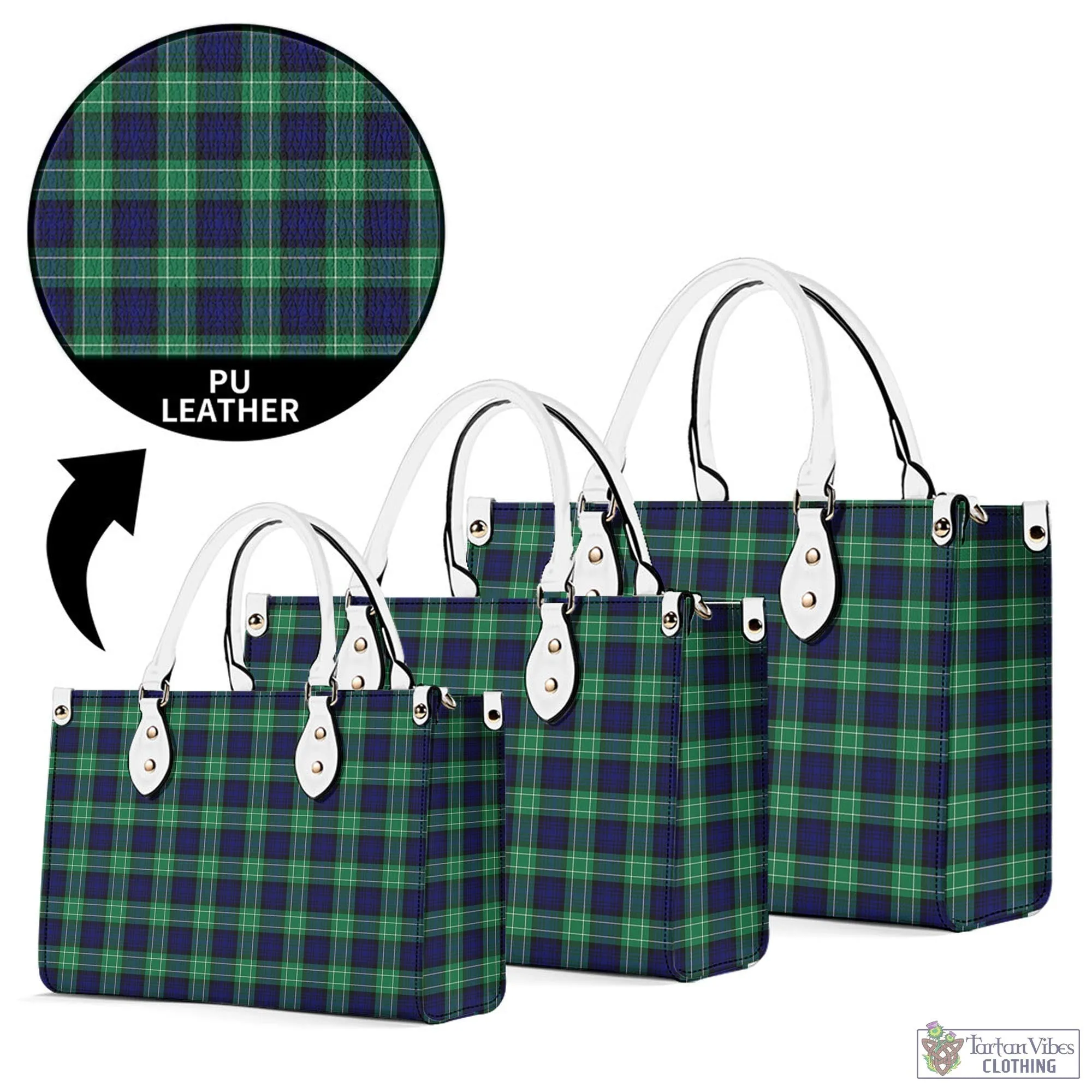 Abercrombie Tartan Luxury Leather Handbags