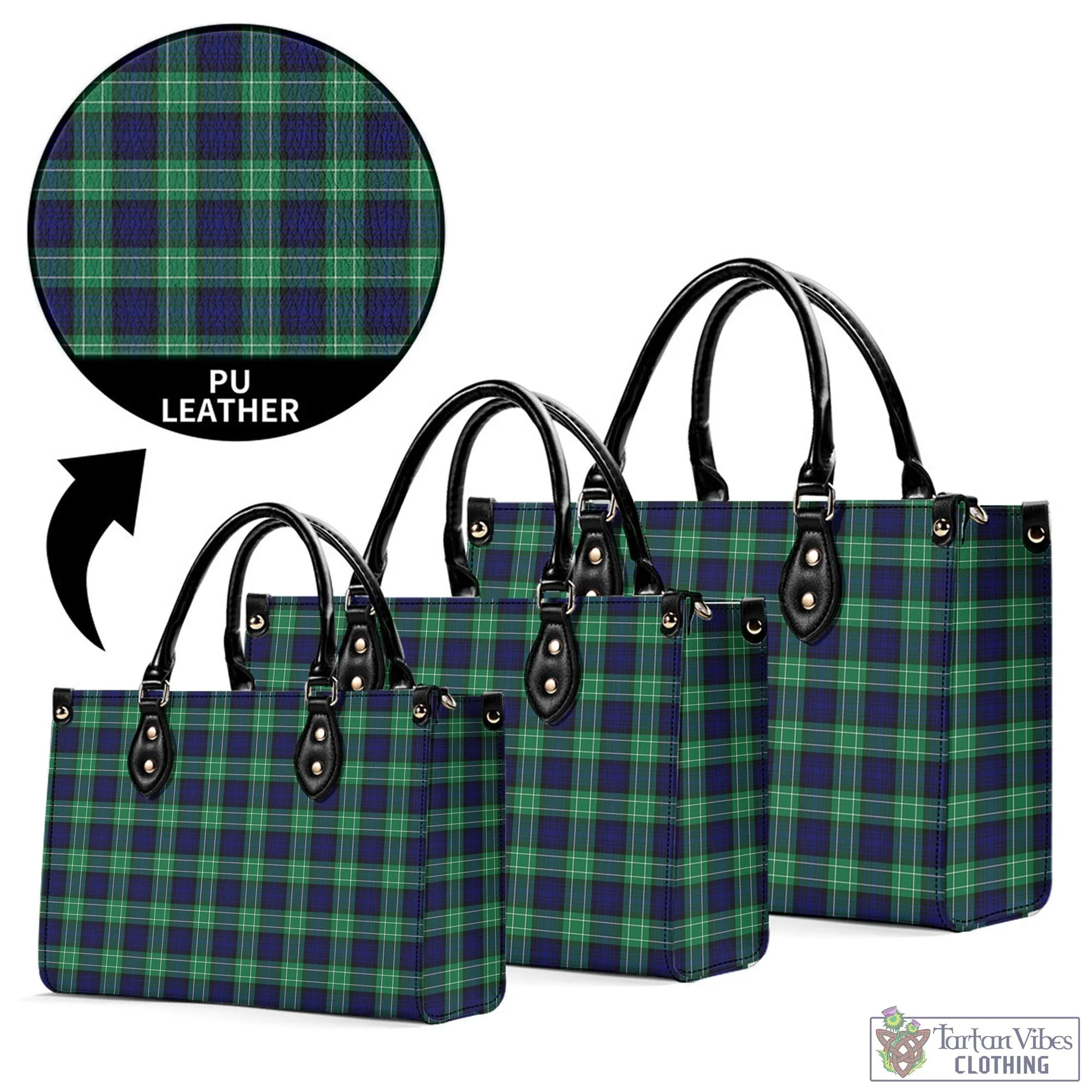 Abercrombie Tartan Luxury Leather Handbags