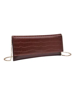 Adelle Croc Clutch