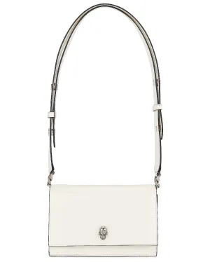 Alexander Mcqueen Small Skull Crossbody Bag, Soft Ivory