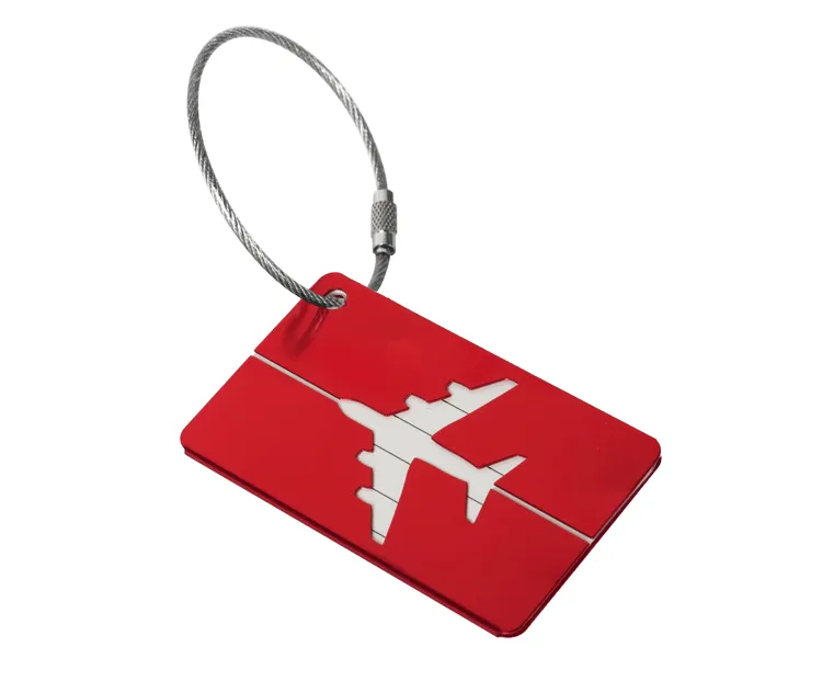 Aluminum Alloy Luggage Tag Tag Luggage Boarding Pass Metal Check-in Tag