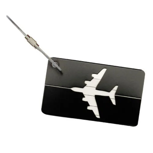 Aluminum Alloy Luggage Tag Tag Luggage Boarding Pass Metal Check-in Tag