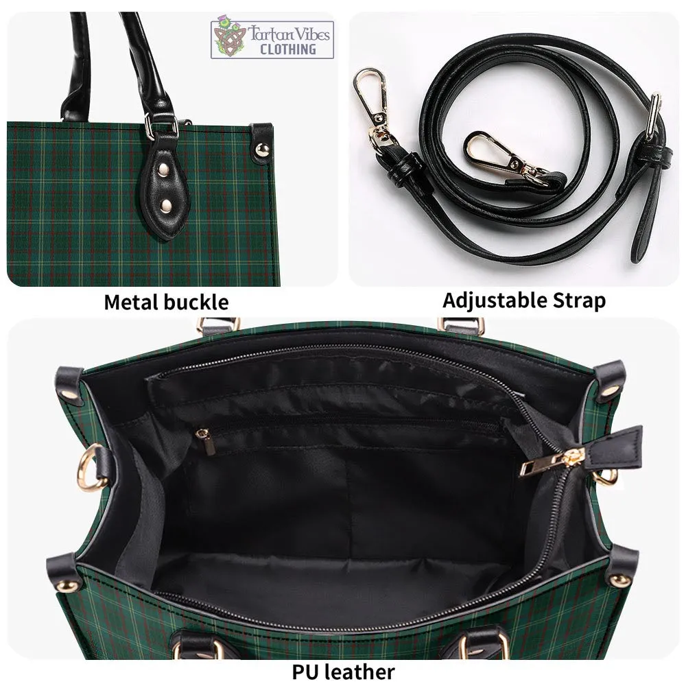 Armagh County Ireland Tartan Luxury Leather Handbags