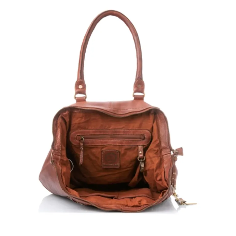 Arrow Tote in Cognac