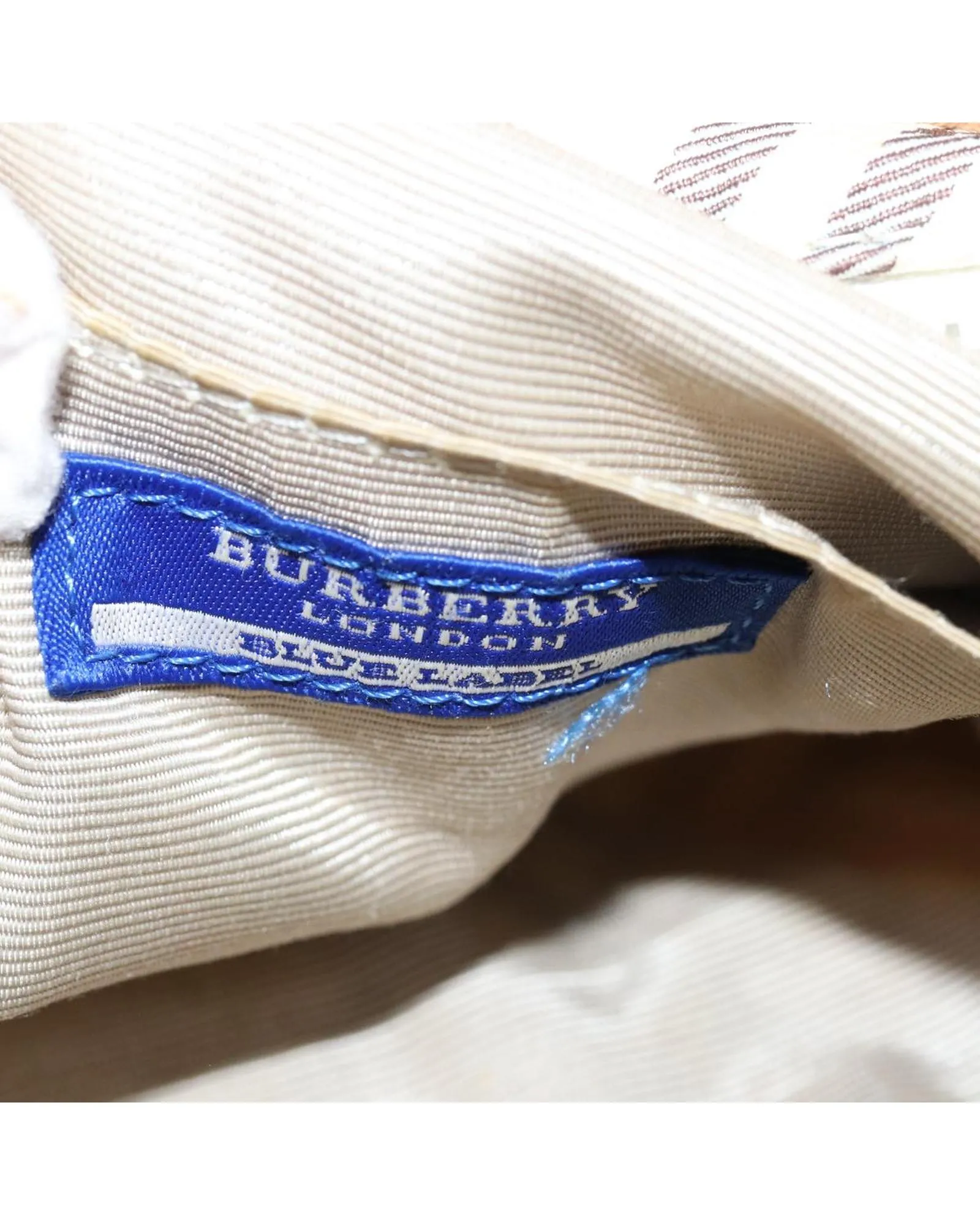 Beige Nylon Shoulder Bag with Nova Check Pattern by Burberry