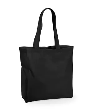 Black - Recycled cotton maxi tote