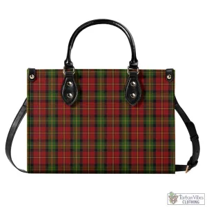 Blackstock Red Dress Tartan Luxury Leather Handbags