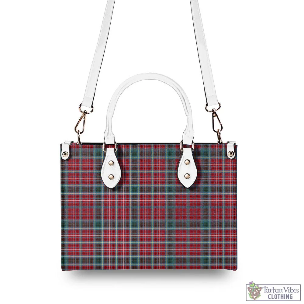 British Columbia Province Canada Tartan Luxury Leather Handbags