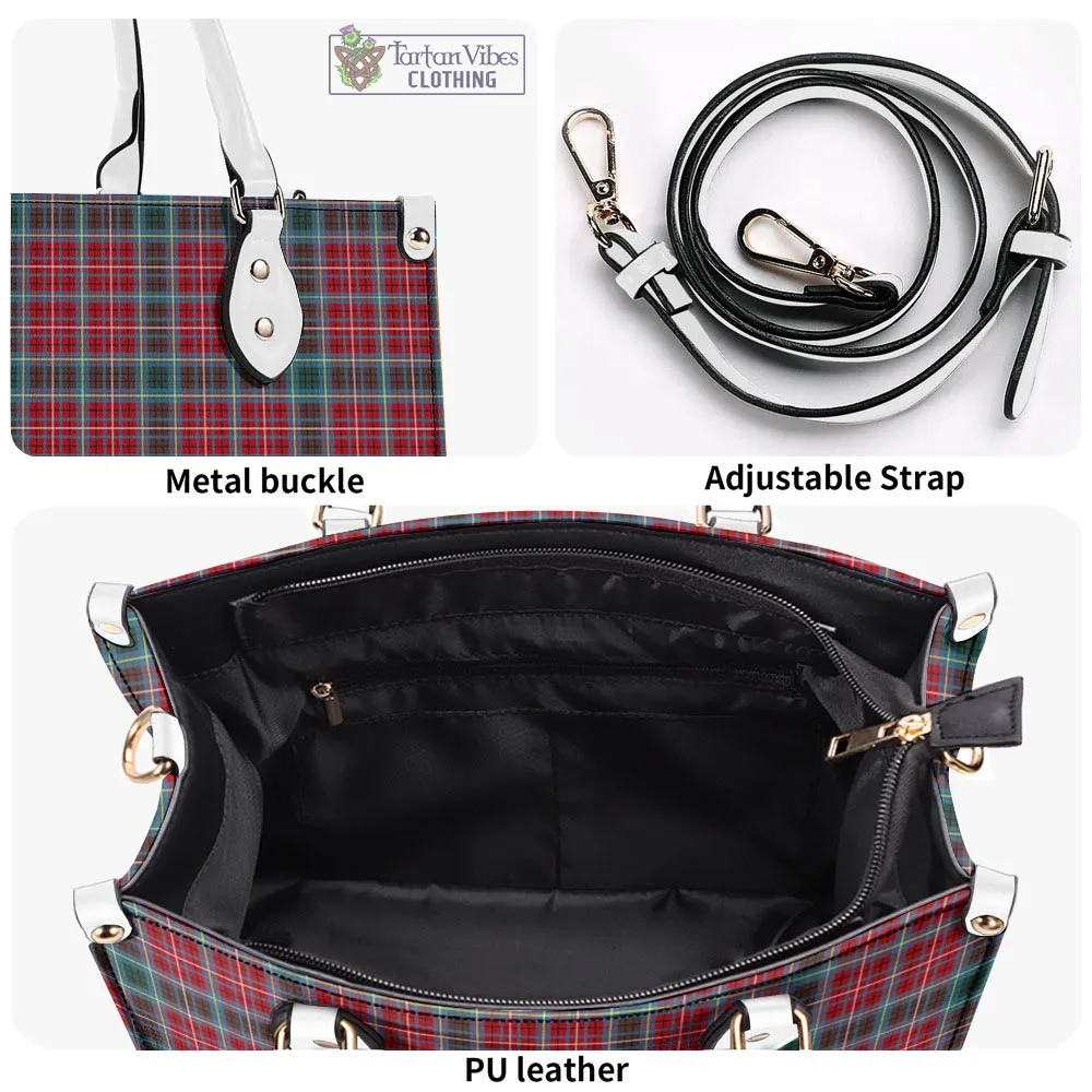 British Columbia Province Canada Tartan Luxury Leather Handbags