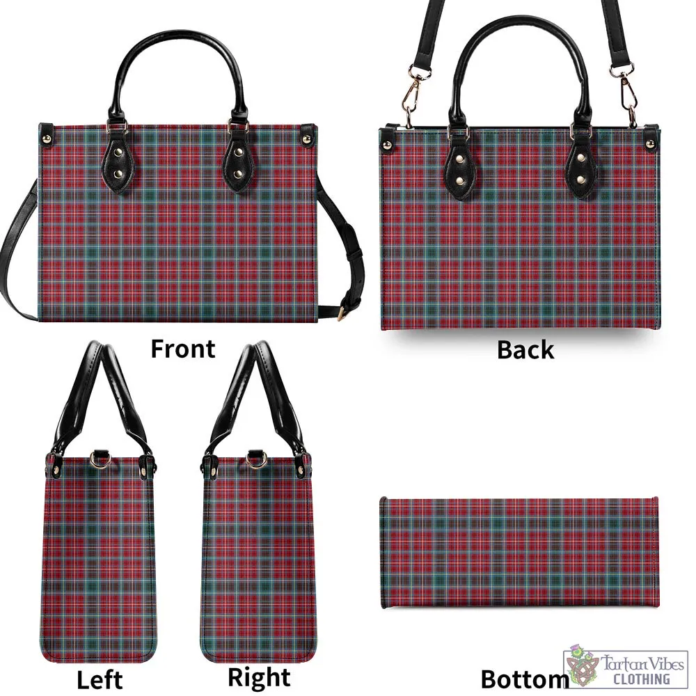 British Columbia Province Canada Tartan Luxury Leather Handbags