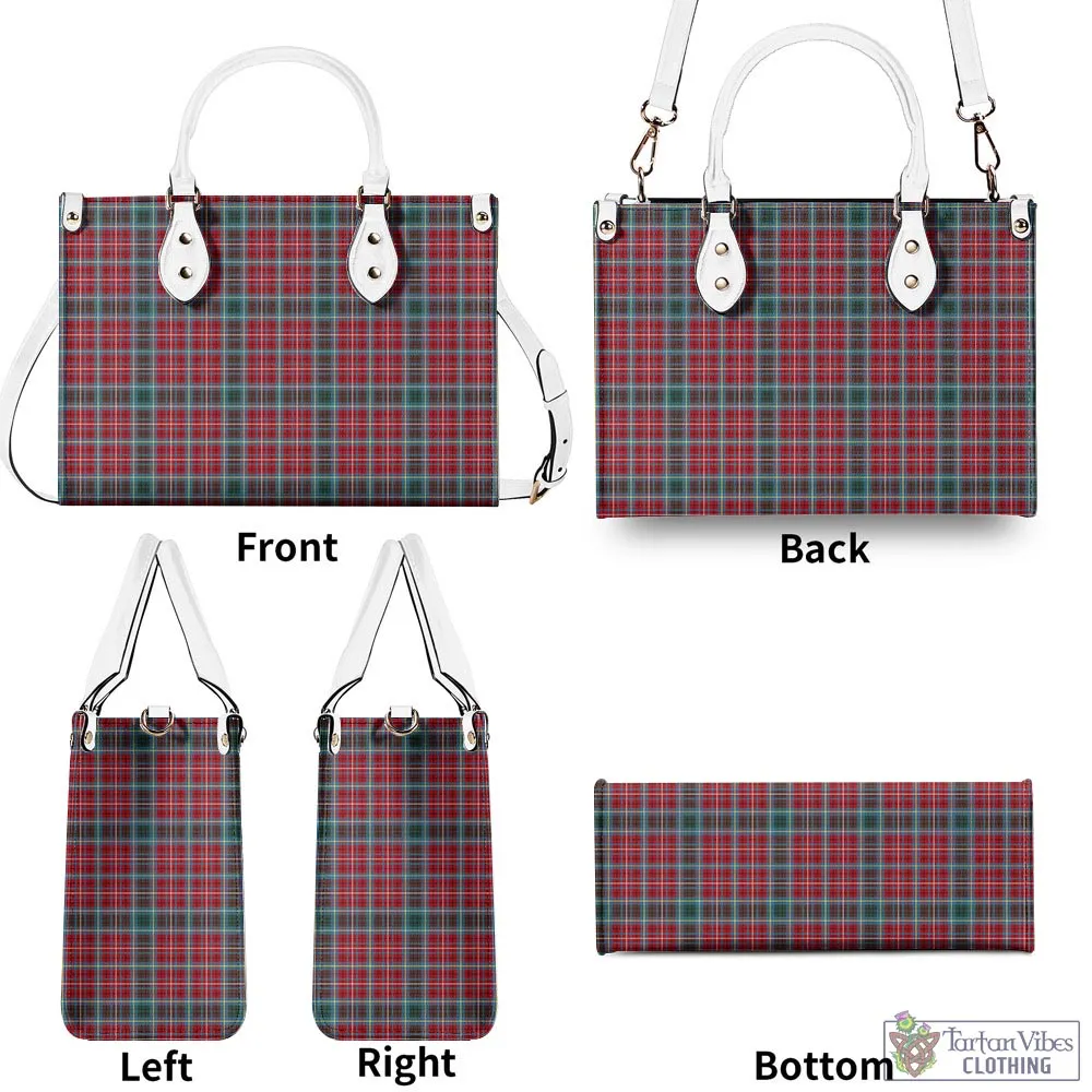 British Columbia Province Canada Tartan Luxury Leather Handbags