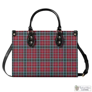 British Columbia Province Canada Tartan Luxury Leather Handbags