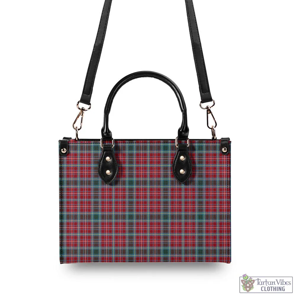 British Columbia Province Canada Tartan Luxury Leather Handbags