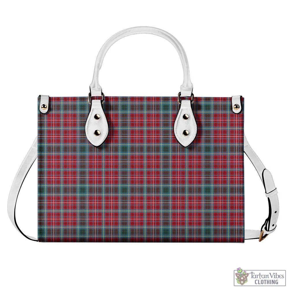 British Columbia Province Canada Tartan Luxury Leather Handbags