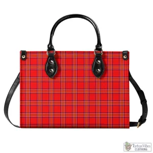 Burnett Modern Tartan Luxury Leather Handbags