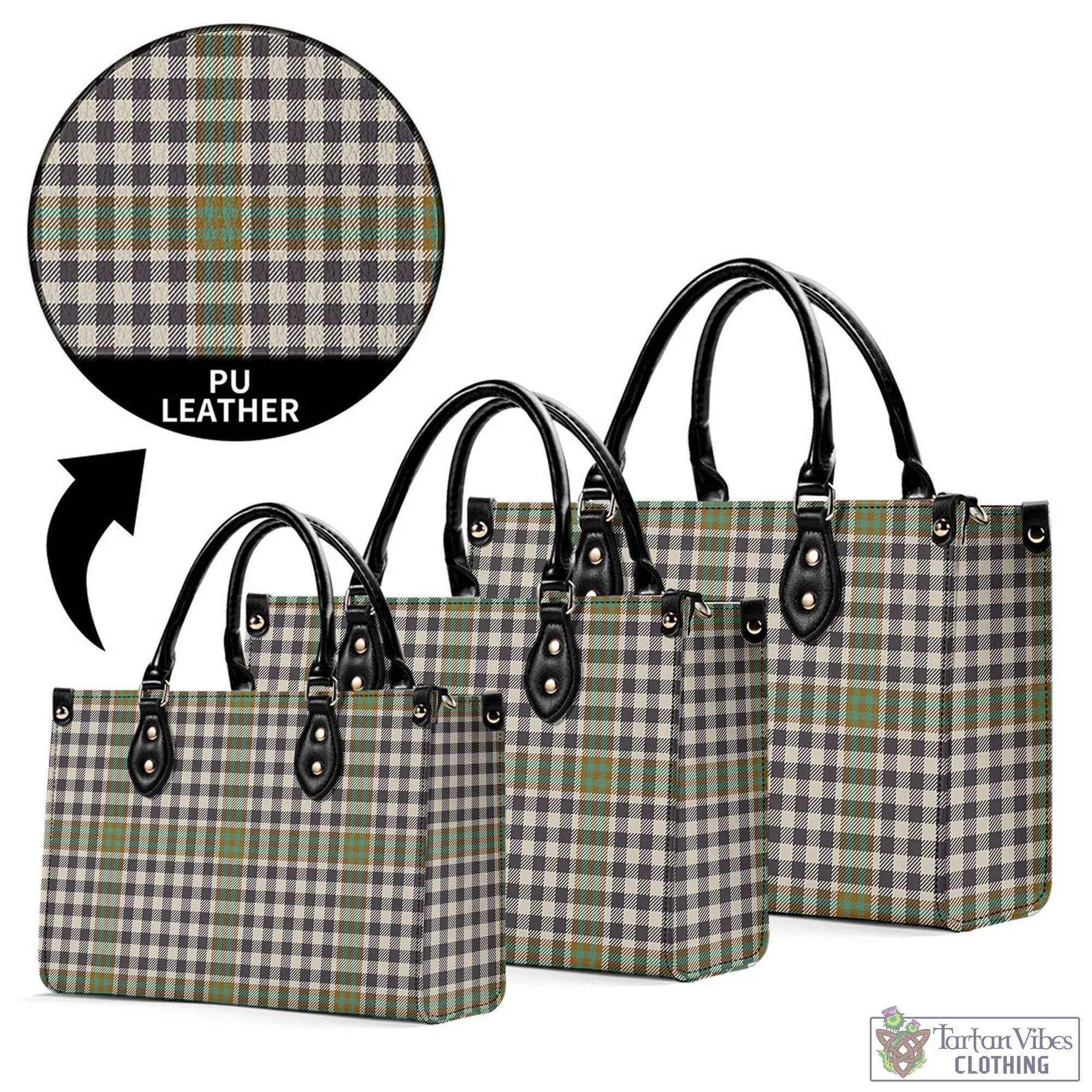 Burns Check Tartan Luxury Leather Handbags