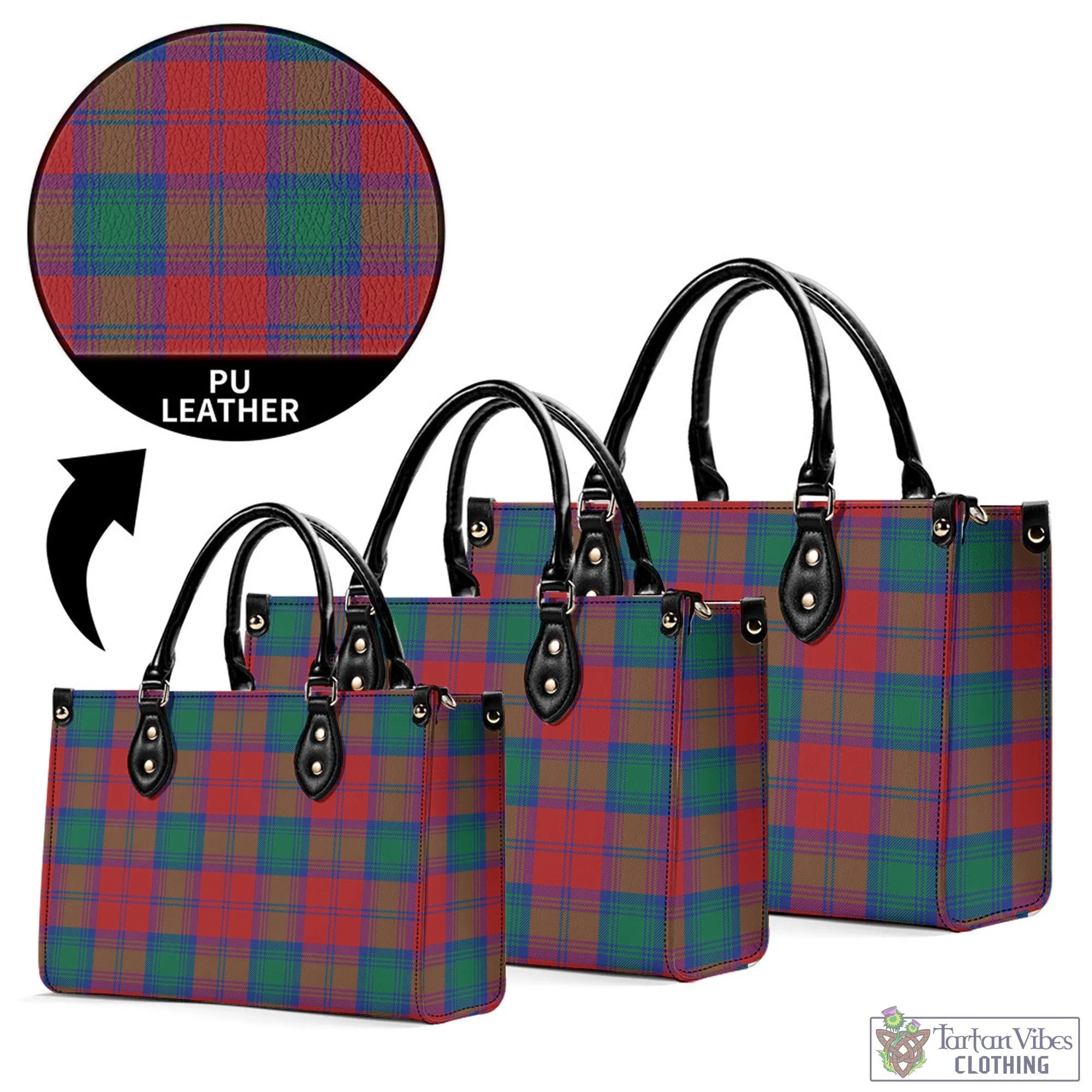 Byres (Byses) Tartan Luxury Leather Handbags