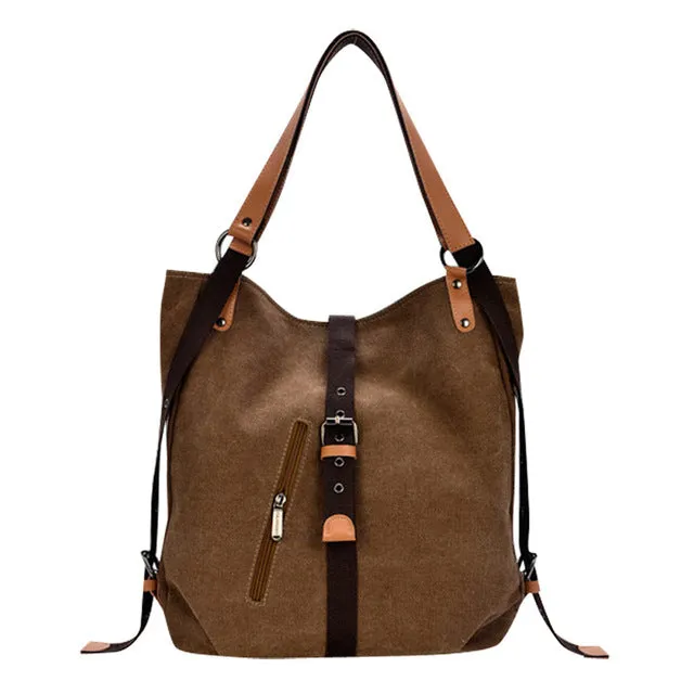 Canvas Shoulder Bag for Women