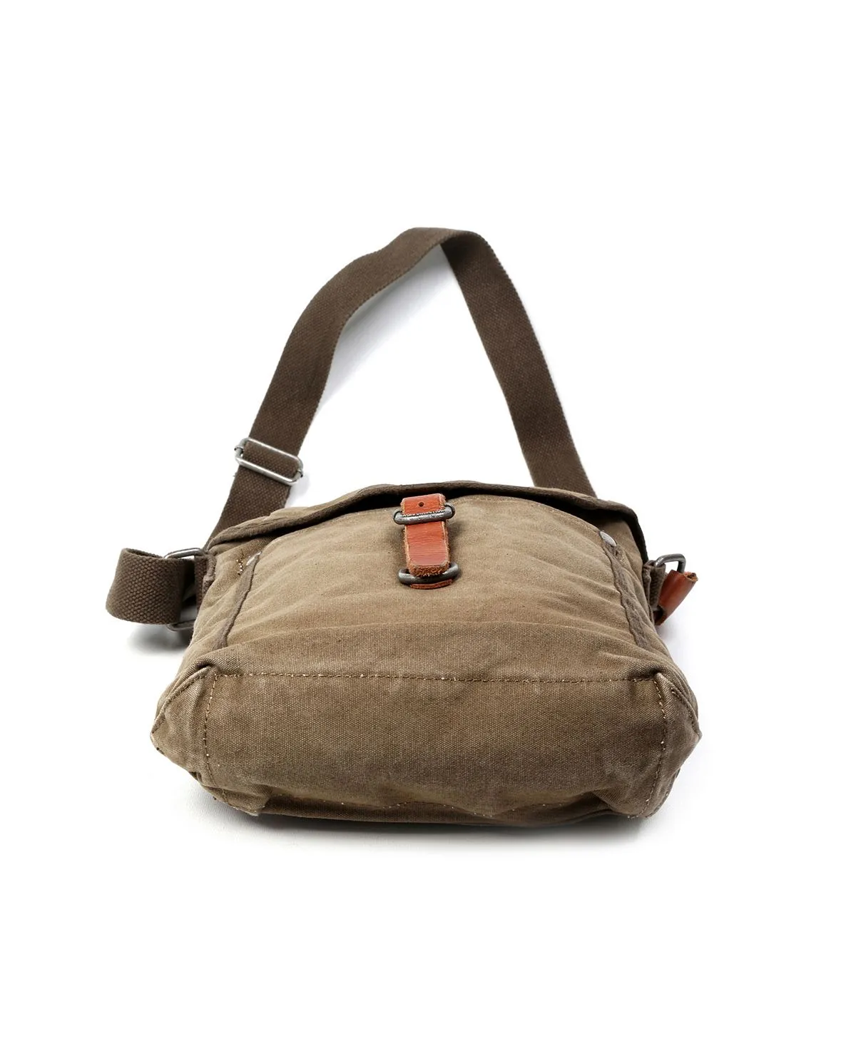 Canvas shoulder bag with flap Forest TSD BRAND