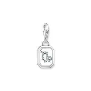 Capricorn Zodiac sign silver charm Pendant