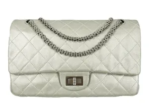 CHANEL - Metallic Calfskin Quilted 2.55 Reissue 227 Double Flap - Shoulder Bag