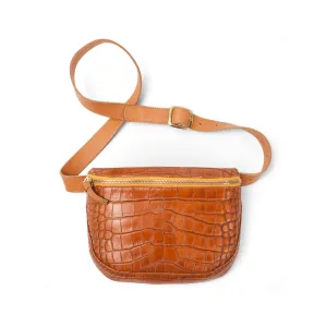 Clare V. - Fanny Pack in Cuoio Autumn Croco