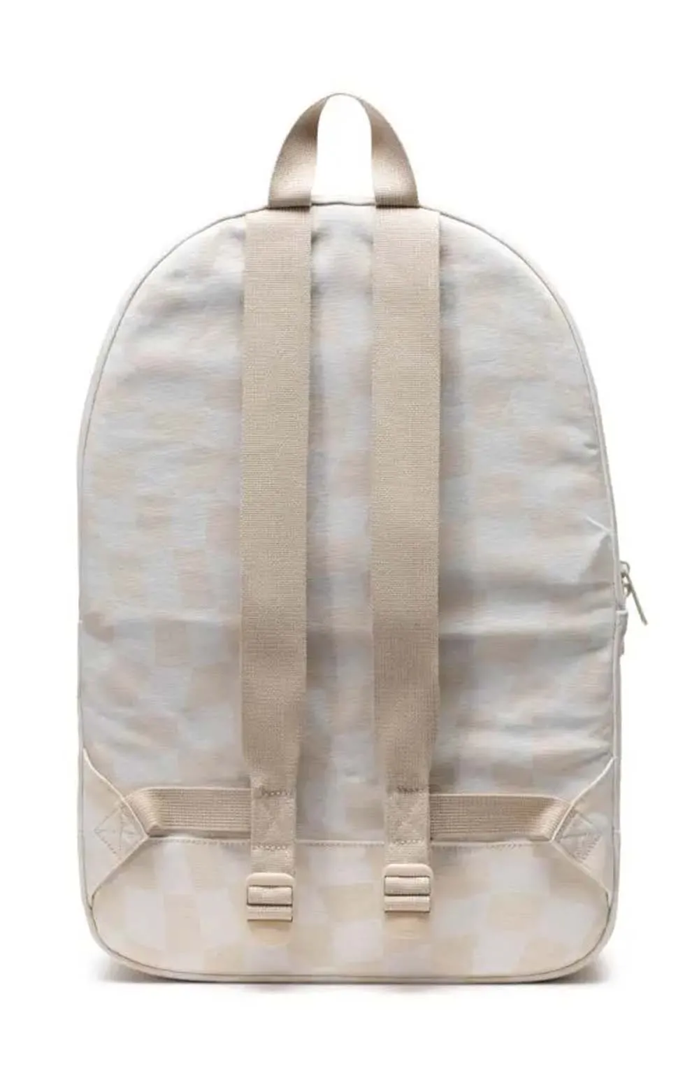 Cotton Casuals Daypack Backpack - Vintage Check Natural/White