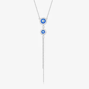 Dangling Evil Eye Chain Locket