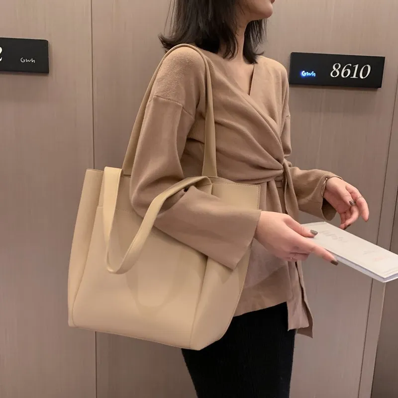 DUNNMALL One-Shoulder Large Bags Women's Bag  New Fashion Commuter Simple Tote Bag Ins Large Capacity Handbag Fashion