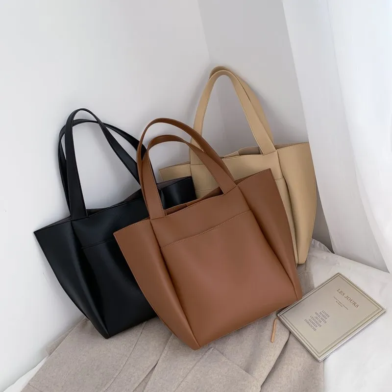 DUNNMALL One-Shoulder Large Bags Women's Bag  New Fashion Commuter Simple Tote Bag Ins Large Capacity Handbag Fashion