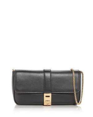 Ferragamo Mini Leather Crossbody Bag, Black