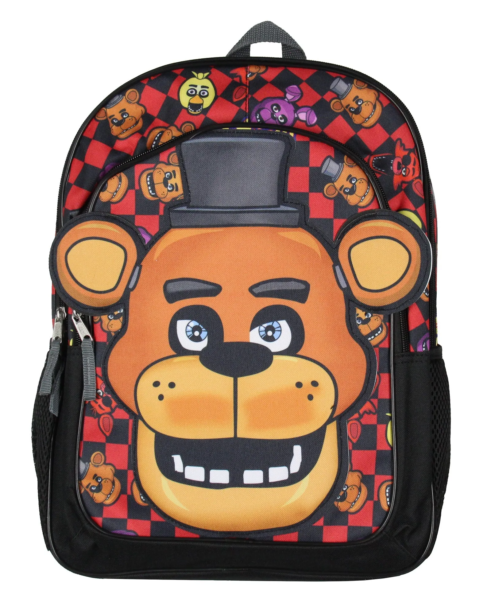 Five Nights at Freddy's 3D Freddy Fazbear Let's Eat 16" Kids School Backpack