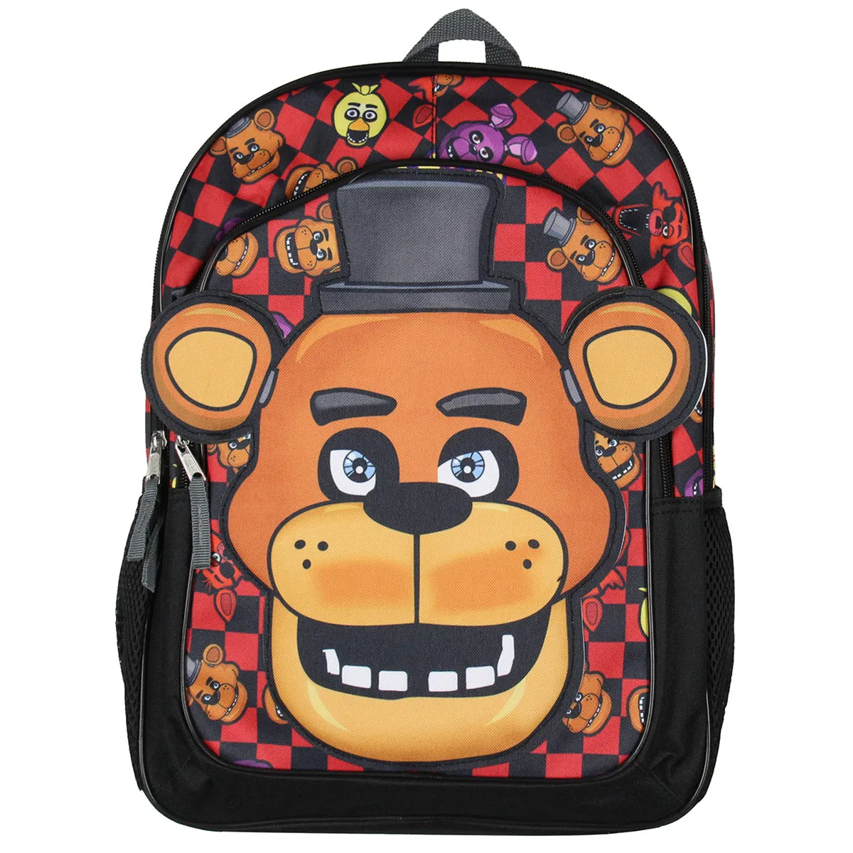 Five Nights at Freddy's 3D Freddy Fazbear Let's Eat 16" Kids School Backpack