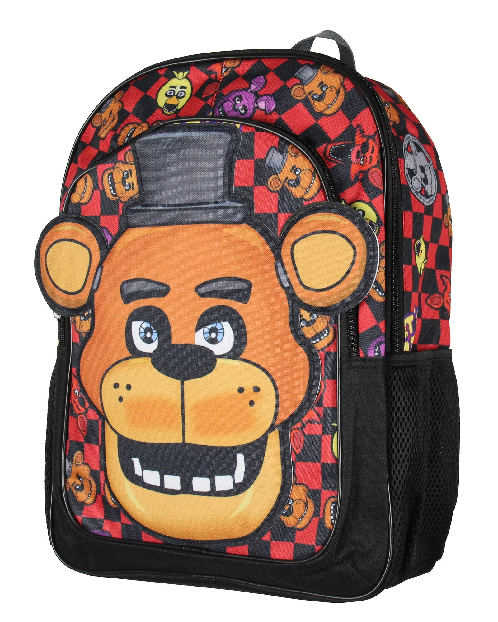 Five Nights at Freddy's 3D Freddy Fazbear Let's Eat 16" Kids School Backpack