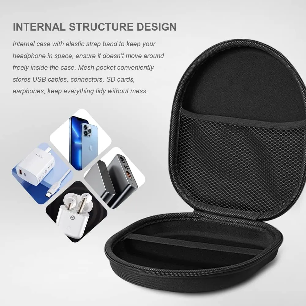 Free Headphone Carrying Hard Case For Foldable Headphone