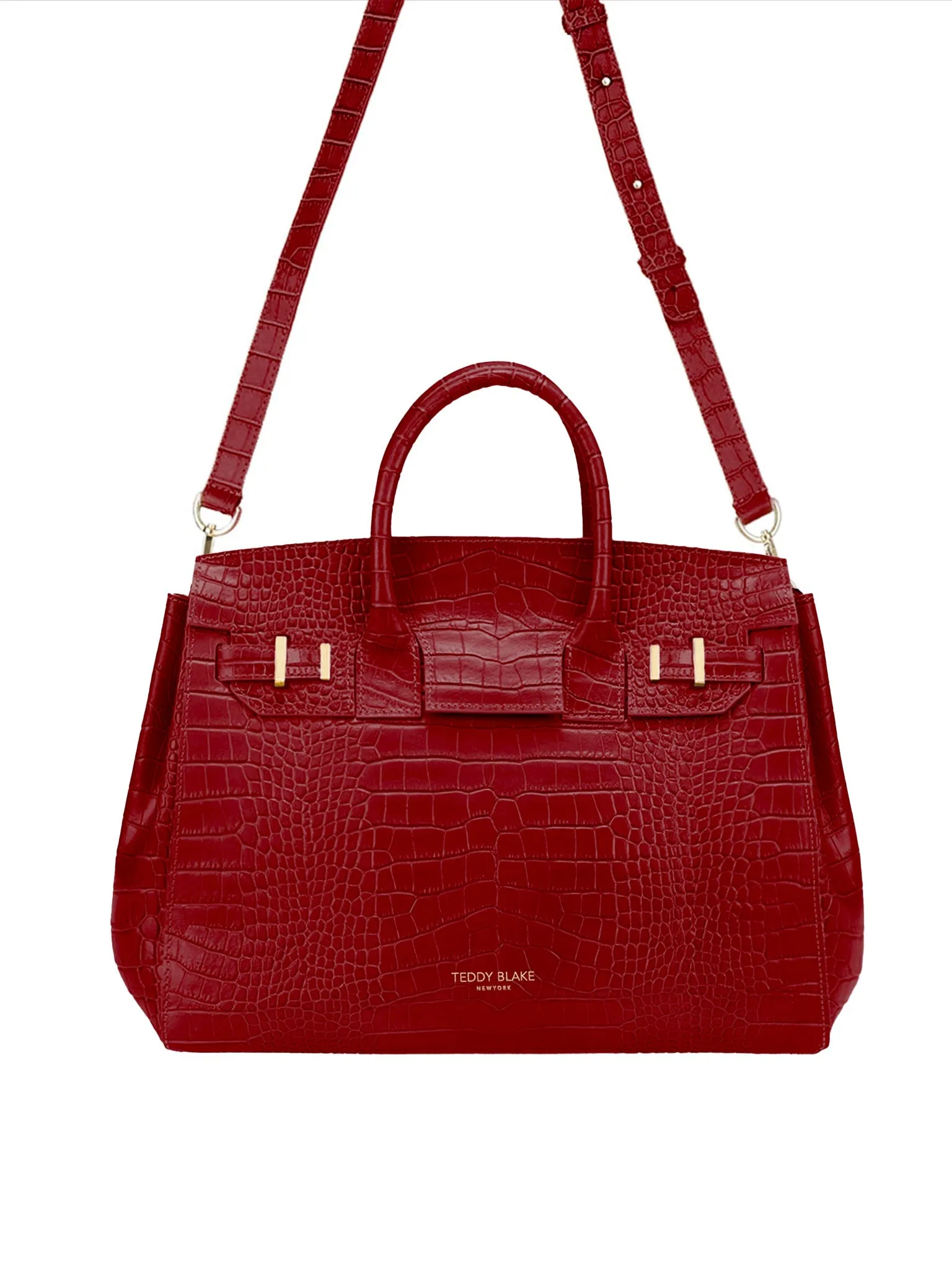 Gigi Croco  13" - Dark Red