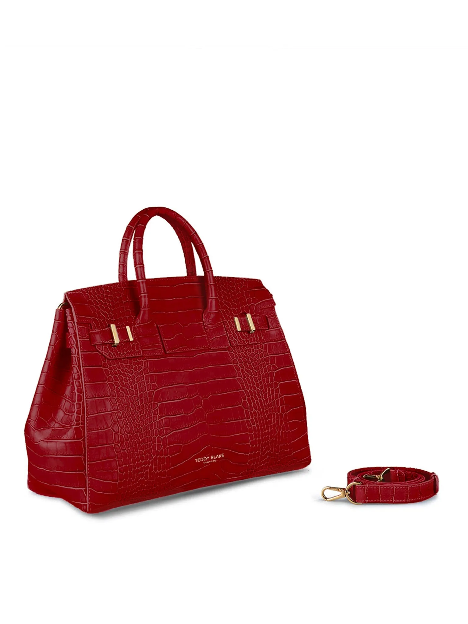 Gigi Croco  13" - Dark Red