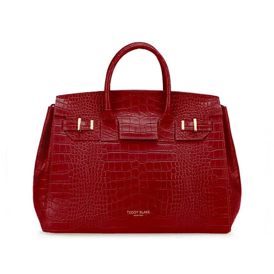 Gigi Croco  13" - Dark Red