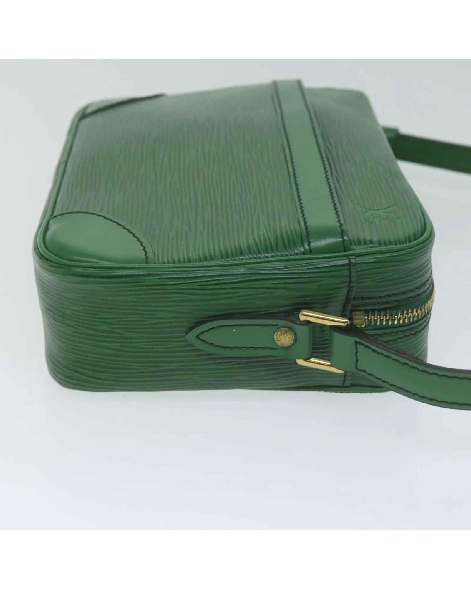 Green Epi Leather Shoulder Bag with Dust Bag and Serial No. MI884