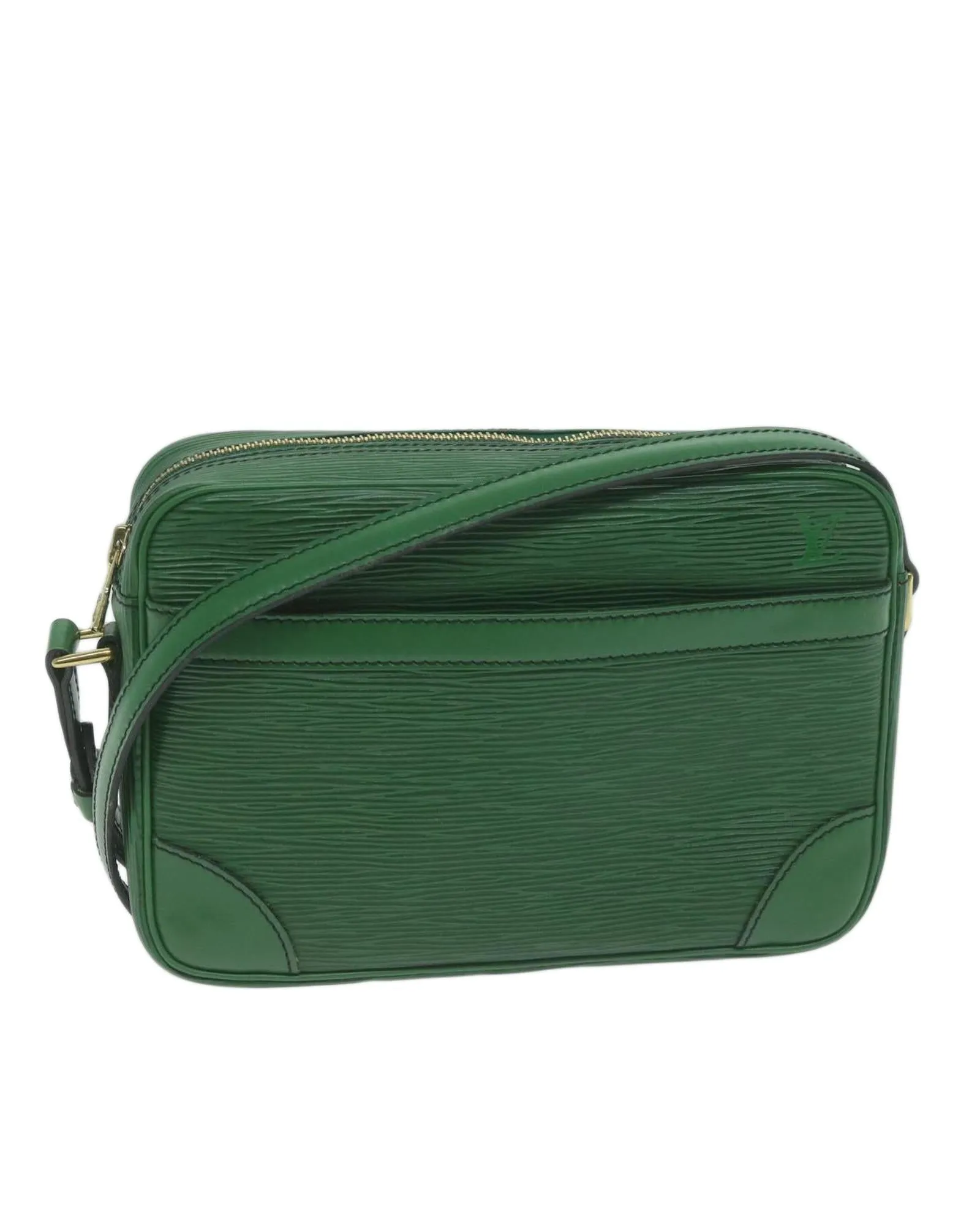 Green Epi Leather Shoulder Bag with Dust Bag and Serial No. MI884