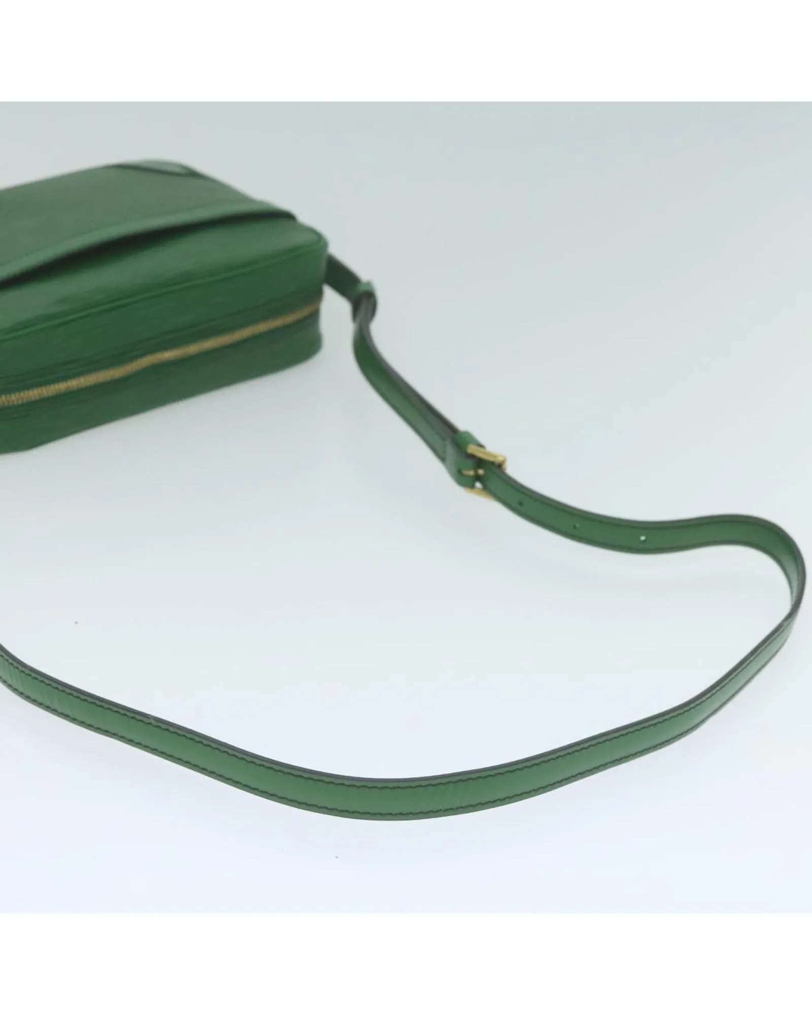 Green Epi Leather Shoulder Bag with Dust Bag and Serial No. MI884