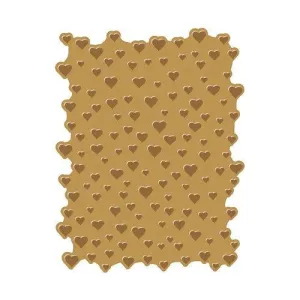 Hearts hot foil plate by hero arts