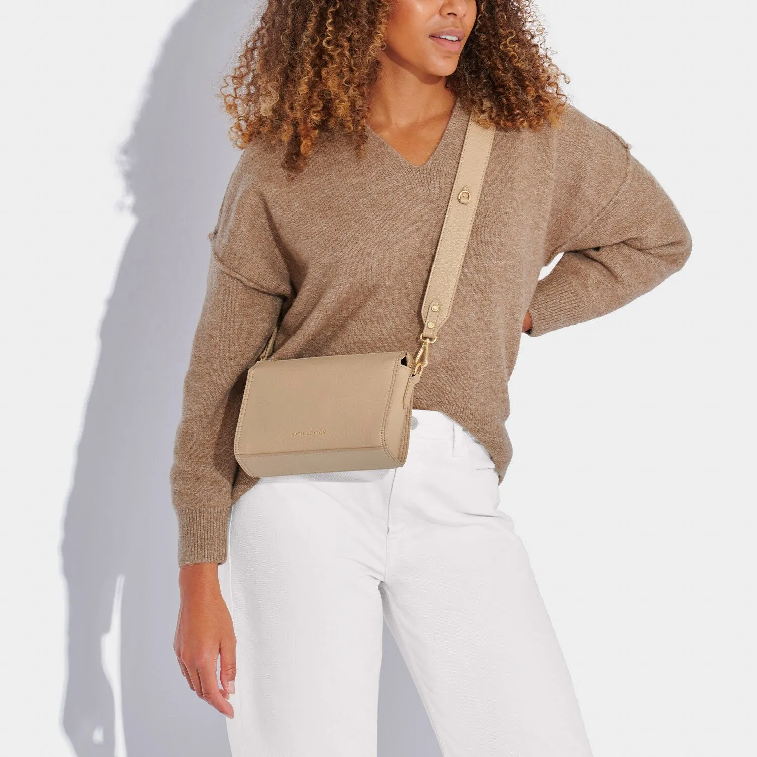 Katie Loxton Zana Crossbody Bag Light Taupe