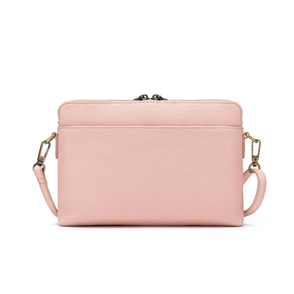 Kiara Pink Crossbody and Clutch