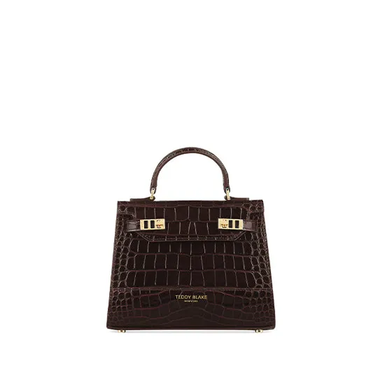 Kim Croco 9" - Dark Brown