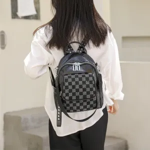 High-End Multi-Function Large Capacity Leather Backpack for Women