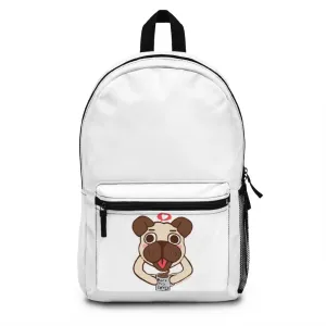 More Pug Coffee Please Backpack (Made in USA)