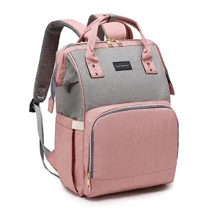 motherly Stylish Babies Diaper Bags for Mothers for Travel | 6 Month Warranty (Gray and Pink)